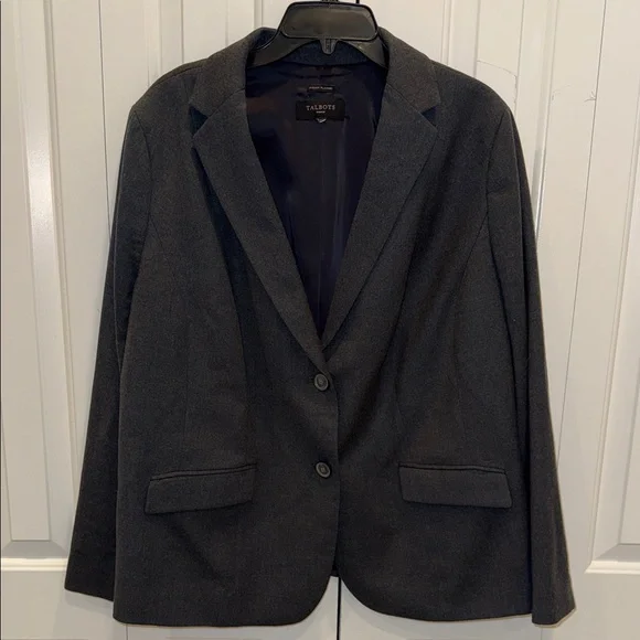 Talbots dark blue Single-Breasted Blazer - Picture 1 of 6